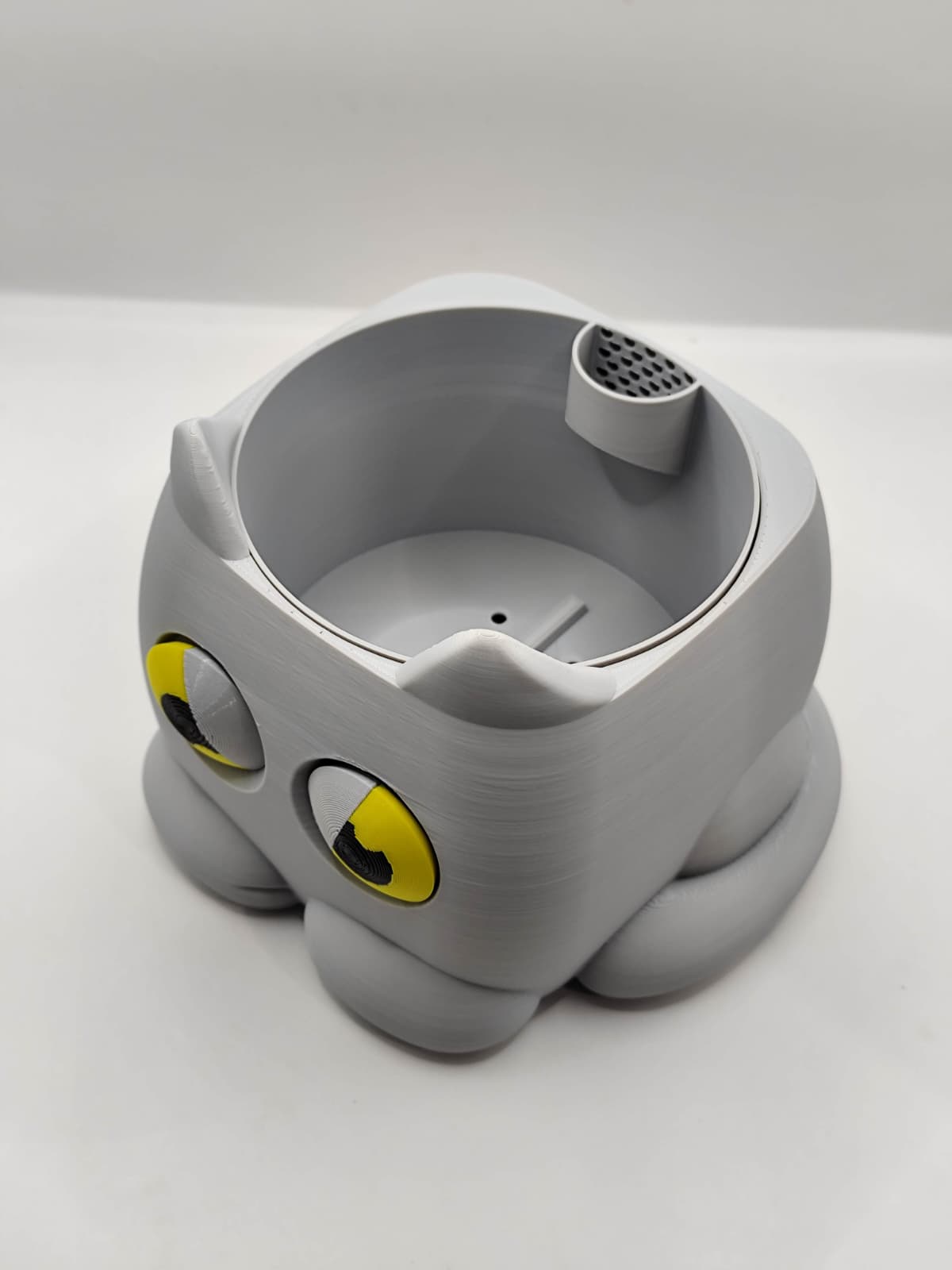 Vaso Autoirrigavel com indicador - Gato